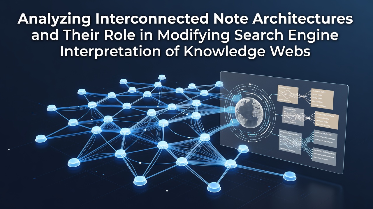 Analyzing Interconnected Note Architectures and Their Role in Modifying Search Engine Interpretation of Knowledge Webs