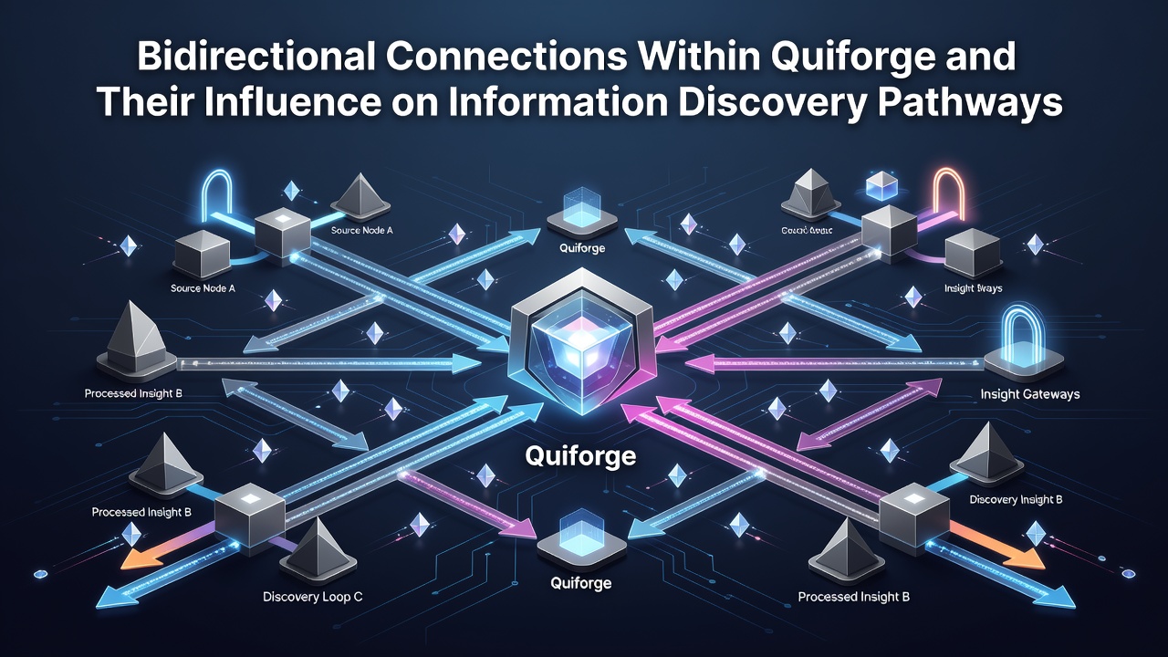 Bidirectional Connections Within Quiforge and Their Influence on Information Discovery Pathways